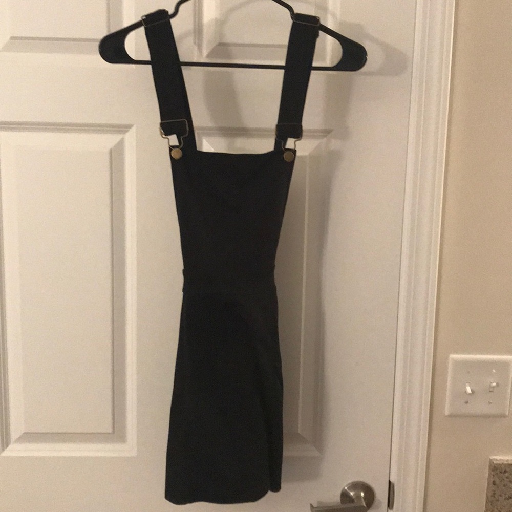 Black Skater skirt with suspenders